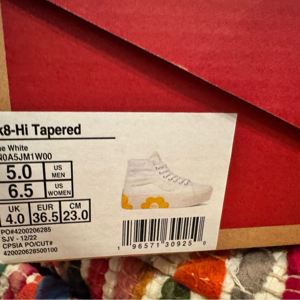 Vans  Sk8-Hi Tapered White/Yellow Shoes